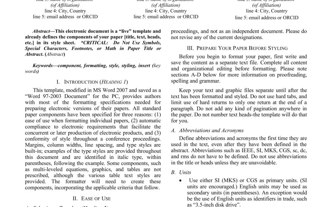 UIE 2020 – Abstract Submission