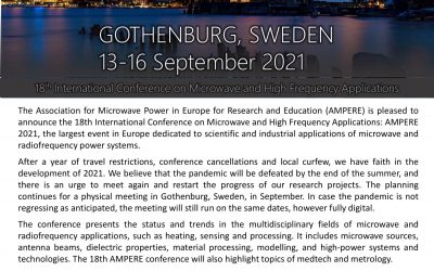 AMPERE 2021, first call for papers