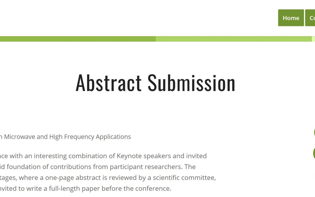 AMPERE 2021 – Abstract submission portal now open