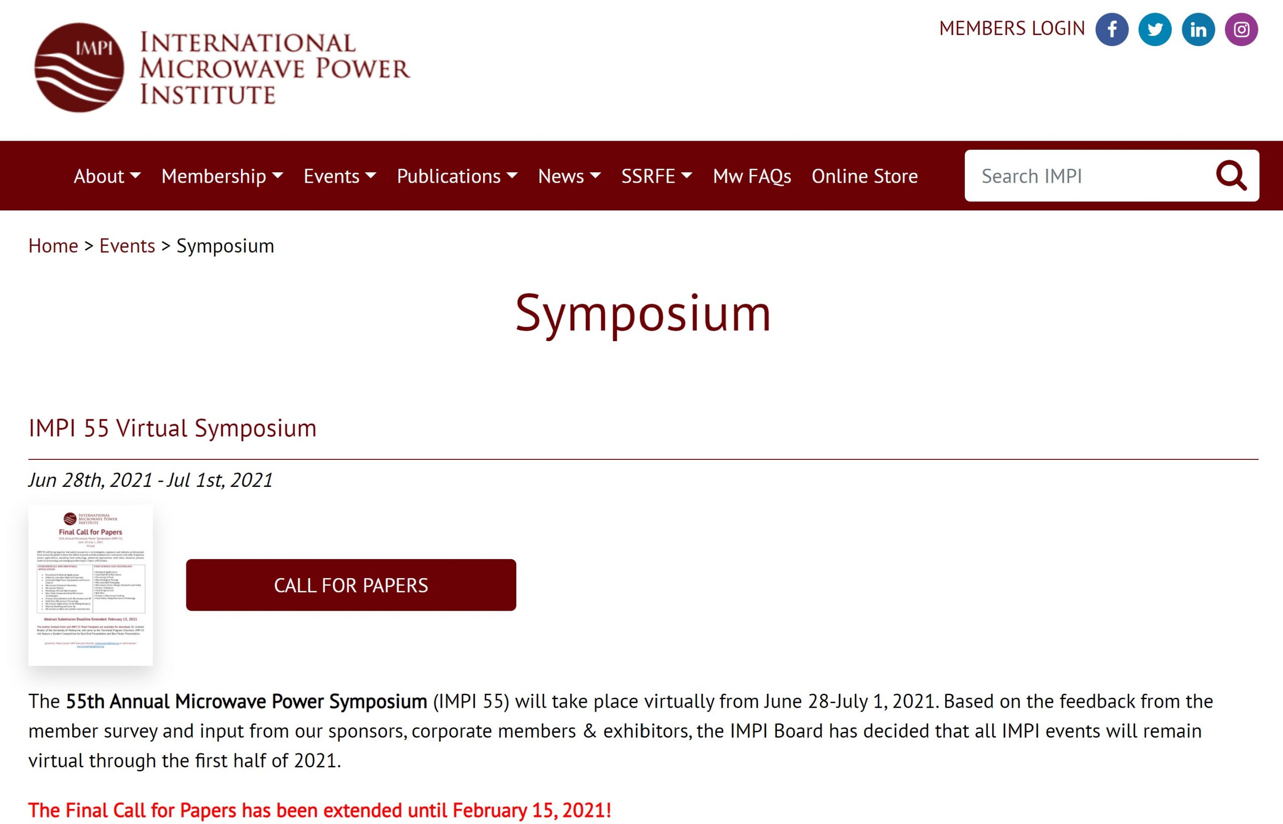 IMPI Symposium