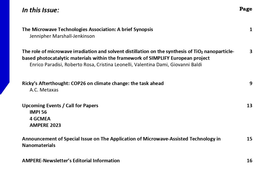 Newsletter: Issue 109 now online