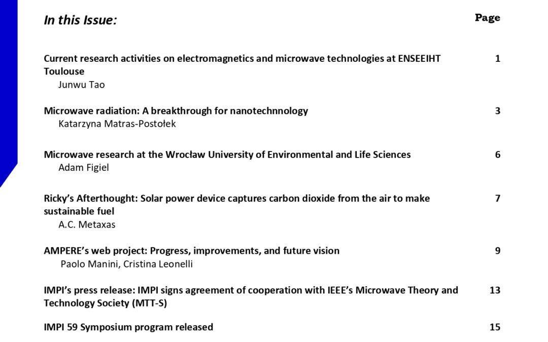 Newsletter: Issue 122 now online!